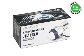 Interpower Бисветодиодная BiLED 3" Black 5000k