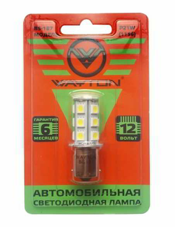 Wayton BS-187 (12V) P21W (1156) Яркость 180 LM