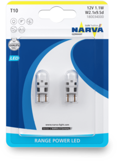 Narva T10 (W5W) 6000К