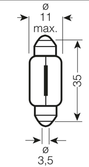 Osram C5W 35mm