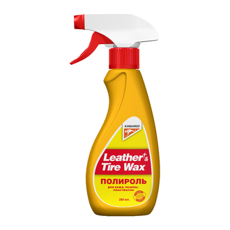 Kangaroo универсальный (кож.,рез.,пласт.) Leather & Tire Wax, 280мл