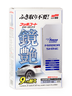 Soft99 для усиления блеска Fusso Mirror Shine 9 Months для светлых, 250 мл