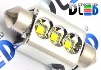 DLED C5W FEST 41мм SV8,5 - 3 CREE (с обманкой) 3763)