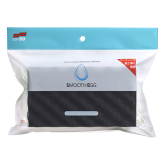 Soft99 для кузова для а/м покрытых жидким стеклом Smooth Egg Sponge, 1 шт