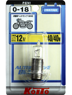 Koito MH6 12V 40/40W пластиковая упаковка - 1 шт.