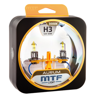 MTF  H3-12v55w 3000 К Aurum New