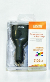BlackVue Универсальный автомобильный адаптер GA-4715UB 3.0A. 5V. 2xUSB
