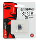 Карта памяти SDHC Kingston 32 GB (class 10, UHS-I, 80 МБ/с, без адаптера)