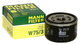 Фильтр Mann масляный для ДВС W 75/3
