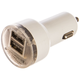 Разветвитель гнезда прикуривателя на 2 гнезда USB (white) 