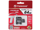 Карта памяти SDHC Transcend 64Gb (UHS-I. class 10)