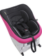 Автокресло  Ailebebe   детское автомобильное Cute Fix, группа 0+, Isofix, черно-розовое