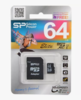 Карты памяти microSD Silicon Power 64 Gb
