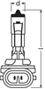 Osram H27/2 (881) Original