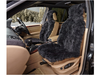 iSky Накидка из натур. овчины на переднее сиденье iSky SHEEPSKIN, длин. мех с подкладом, 1 шт.,черная